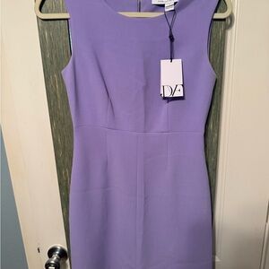 Diane Von Furstenberg Lilac Midi Dress